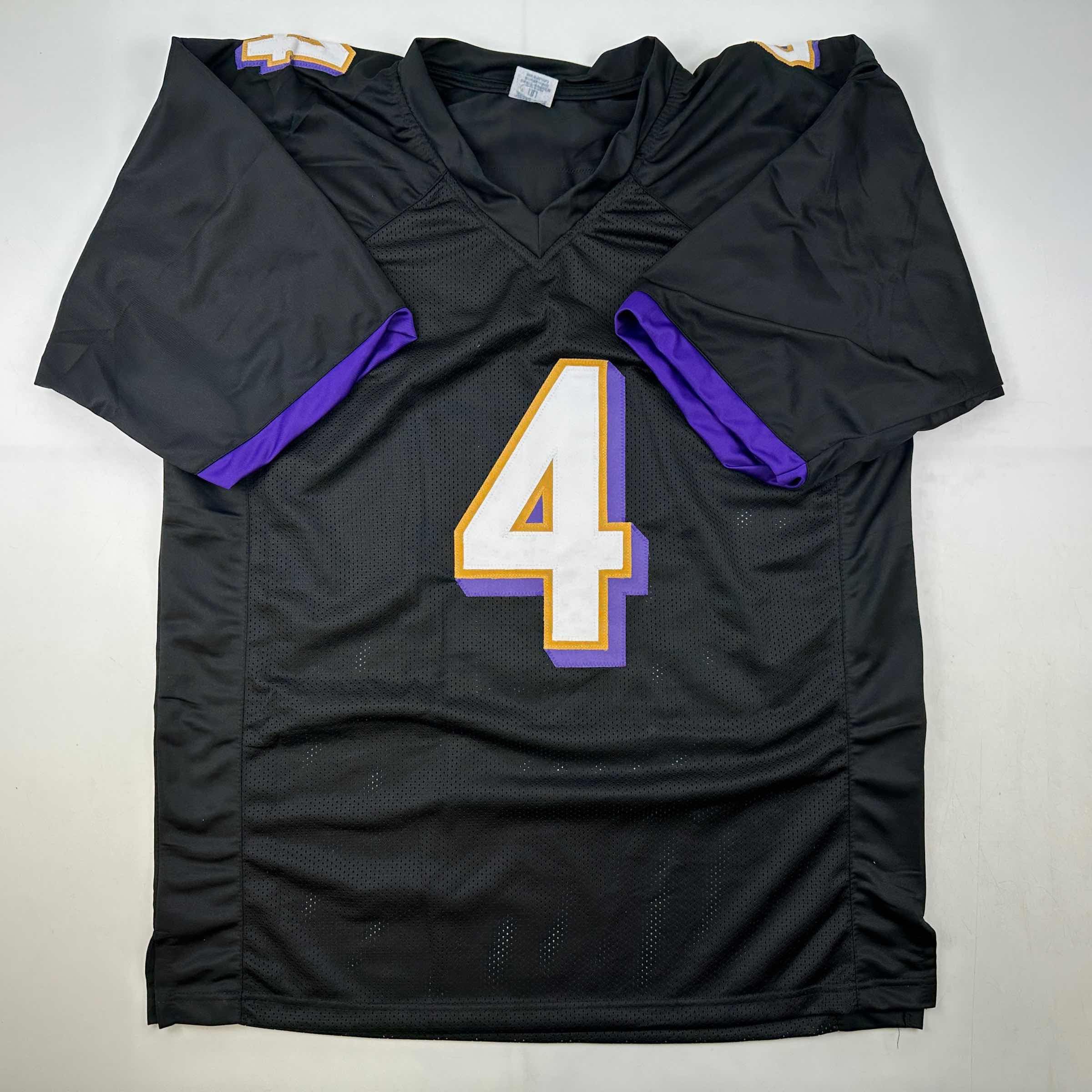 Autographed/Signed Zay Flowers Baltimore Black Football Jersey JSA